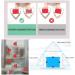 Double-Sided Window Cleaning Brush Glass Wiper Magnetic Cleaning Tools Outside Window Cleaner Magnetic 5-Gear Adjustable for high Rise Window White dinosaur Doodle4 - Buy Online on GoSupps.com