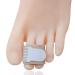 4 Pieces Broken Toe Wraps Toe Splint Hammer Toe Straightener Cushioned Bandages Brace for Hammer Toe Overlapping Fractured or Injured Toes
