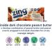 Zing Dark Chocolate Peanut Butter Vegan Protein Bars - Gluten Free High Protein & Fiber Dairy Free Low Sugar - 6 Count - Buy Online on GoSupps.com