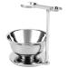 Sanwa Deluxe Shaving Kit for Men - Stainless Steel Razor, Brush Stand, Soap Bowl - Perfect Gift for Him - Buy Online on GoSupps.com