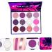BELLIFFY 1 Box Eyeshadow Palette Glitter Eye Shadow Makeup Palette Makeup Pallet Colorful Plastic - Buy Online on GoSupps.com