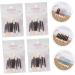 WOONEKY 40pcs Sponge Stick Flat Makeup Brush Mini Cosmetic Brushes Makeup Eye Shadow Plastic Abs - Buy Online on GoSupps.com