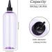 Yebeauty Clear Purple Hair Color Applicator Bottle 2 Pack - 500ml Hair Dye Bottles with Twist-On Cap for Precise Application | International Shipping Available - Buy Online on GoSupps.com