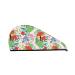 Hair Towel Wrap Hair Drying Towel with Button Towel Turban Head Towel to Dry Hair Quickly (Mushroom and Frogs)