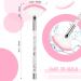 24 Pcs Fan Brushes: Slim Soft Facial Applicators with Quicksand Handle - Multi-Use Makeup Tools for Peel Mask & Blush - Includes Pouch Case - Buy Online on GoSupps.com