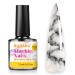 BURANO Marble Nail Gel Polish  1 Bottle Blooming Gel Nail Polish Marble Tints Nail Polish  Marble Nails Art For Home DIY Nail Salon Nail Art Design (Black) 03