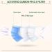 50-Piece Adult Disposable Face Masks - Soft 3-Ply Bulk Pack for Home, Office, School & Outdoors - Elastic Ear Loops - Single Use, Effective, Assorted Solid Colors - Buy Online on GoSupps.com