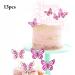 13PCS Sparkling Butterfly Cake Topper: Cupcake Decoration Pick for Birthday Toppers Paper - Buy Online on GoSupps.com