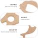 ORFOFE Baby Teether Adorable Wood-Made Animal-Design Teething Toy - Buy Online on GoSupps.com