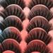 Soft Lightweight 3D False Eyelashes Long Lasting Faux Eyelashes Comfortable Black Cross Style Suitable for Daily Makeup Parties Stage - Buy Online on GoSupps.com