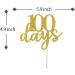 Tenhaisi 100 Days Cake Topper Happy 100 Days Cake Topper Gold Glitter Baby Birthday Party Decorations Anniversary Party Decoration Supplies - Buy Online on GoSupps.com