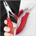 FRCOLOR 1pc for Using Manicure Paronychia Supplies Making Chain Thick Clamp and Premium Salon Women Nipper Toe Clipper Grooming Plier Home Effortless Nails Craft Men Cuticle Nose 13.8x6.8cm Red - Buy Online on GoSupps.com