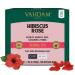 Vahdam Hibiscus rose herbal tea bag (100 tea bags) caffeine -free |Natural hibiscus flowers herbal tea |Floral fruity infusion drink Hibiscus tea