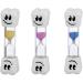 Rhode Island Novelty Smile Tooth Sand Timers - 2 Minute Assorted Colors (2 Pack) - Buy Online on GoSupps.com