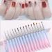 Dajidafu Nail Art Pen Sturdy Nylon Brush Skidproof Handle Nails Brushes Practical Lightweight Manicure Tools Drawing Friend DIY 9mm - Buy Online on GoSupps.com