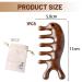 IrikDescia Wooden Scalp Massage Comb | Sandalwood Gua Sha Brush for Hair Growth | Perfect Gift for Men & Women - Buy Online on GoSupps.com