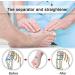ENPAP Toe Spacers - Big Splint Protectors with Silicone Separators for Valgus Pain Relief - Buy Online on GoSupps.com