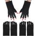 2 Pair Anti UV Gel Manicure Gloves - Professional Fingerless Protection for Nail Art DIY - Moisturizing & Skin Care - Home & Outdoor - 2 Pairs - Buy Online on GoSupps.com