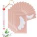 100 Pairs Under Eye Gel Pads for Eyelash Extensions Lint-Free Disposable Eye Patches for Lash Extension Kit Smooth & Easy to Apply (Pink 50Pairs) 50Pairs Pink