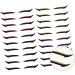 Mikinona Double Sided Eyelid 40 pairs Double Charming Self Line Red Strip Gold Personalized Makeup Eye Strips Eyelid Eyeliner 14X10X0.5cmx2pcs Assorted Colorx2pcs - Buy Online on GoSupps.com
