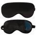 Noncell Eye Cooling Eye Mask Silk Eye Mask Reusable Gel Eye Mask Ice Eye Mask Hot Eye Mask Dark Circle(Black)