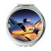 aircraft desktop Mirror Compact Mirror fighter torso pocket mirror portable mirror