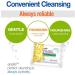 Epielle Witch Hazel Makeup Cleansing Wipes - 30ct, Deep Cleans Pores & Refresh Skin (6 packs) - Buy Online on GoSupps.com
