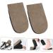 NOLITOY 4 Pairs Inner Heightening Insoles - Men's Shoe Lifts Anti-Slip Orthopedic Heel Inserts Soft EVA Suede Pads for Comfort & Support - Buy Online on GoSupps.com