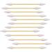 1200pcs Precision Tip Cotton Swabs for Makeup, Bamboo Sticks and Double Pointed 12 Pack (1200)