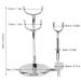 Premium 2-in-1 Shaver and Brush Stand | Electroplating Manual Shaving Stand Holder Kits - International Shipping Available - Buy Online on GoSupps.com