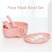 Uxsiya 3 Sets DIY Face Mask Mixing Bowl Set Easy Home Facial Mask Tools with Brush & Measuring Spoon - Buy Online on GoSupps.com