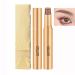3-in-1 Eyeshadow Pencil, Waterproof Long-lasting Eyeshadow Pencil, Matte and Shimmer Eyeshadow, Creamy Eyeshadow Pencil with Long-lasting Color (2#)