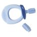 Soft Silicone 360 Baby Toothbrush & Teether for Infants Toddlers & Kids - Blue - International Shipping - Buy Online on GoSupps.com