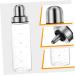 OUNONA 3 Pcs Lecythus Dispenser Cooking Oil Syrup Bottles Olive Oil Cruet Olive Oil Pour Bottle Glass Oil Eggs Baskets Ceramic Ketchup Bottle Sauce Jar Household Stainless Steel Honey 6X20CMx3pcs As Shownx3pcs - Buy Online on GoSupps.com