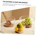 Alipis 1 Set Tableware Snack Clear Dessert Fruit Mixing Salad Fork Large Serving Spoon Storage Kitchen - Buy Online on GoSupps.com