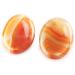 Artistone Red Carnelian Crystal Worry Stone - 2 inch Polished Chakra Thumb Stone for Anxiety Relief and Meditation Therapy - Buy Online on GoSupps.com