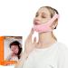 Chin Strap for Cpap Users Anti Snoring Sleep Aid Solution for Men and Women Adjustable Effectively Reduce Snoring Stop Snore Device for Better Sleep (Pink)