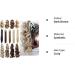 Cute Clip-In Ponytail Hair Extension - 18 Inch Curly Dark Brown - Buy Online on GoSupps.com