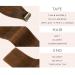 YDDM Invisible Tape In Extensions - 20pcs 60cm Chocolate Brown & Dark Red Brown Real Hair (4/4/33#) - 24 Inch Premium Quality - Buy Online on GoSupps.com