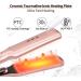 K&K Professional 1.5 Inch Flat Iron Hair Straightener - Titanium Ceramic, Fast Heating, Auto-Off, Rose Gold - Buy Online on GoSupps.com