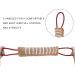 Hyrew Dog Tug Toy Dog Bite Pillow Jute Bite Toy Dog Pull Toy Interactive Toys for Medium to Large Dogs(style 1) - Buy Online on GoSupps.com