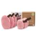 waschies Washable make-up removal and cleaning pads reusable deep pore cleaning only with water skin-friendly hypoallergenic super soft "Ros Edition" set of 6 6 count (Pack of 1) ros
