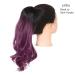 Buy 18-Inch Shadow Curly Hair Ponytail Extensions - Claw Clip Synthetic Wavy Wig in Blonde Pink & Black to Purple for Effortless Style - Buy Online on GoSupps.com