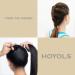 100 Soft Thick Seamless Cotton Hair Ties Ponytail Scrunchies Set - No Damage, Crease-Free Hair Accessories for Women, Girls, and Kids - Brunette Brown Collection - Buy Online on GoSupps.com