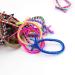 Braided Elastic Hair Ties - Pack of 100 Hair Ropes Ponytail Holder Scrunchies for Women/Girls - Random Color Assorted Bands - Buy Online on GoSupps.com