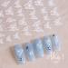 6Pcs Butterfly Nail Art Stickers - Black and White 3D Self-Adhesive Decals for Women and Girls | Holiday Nail Decorations | DIY Acrylic Manicure Supplies - Buy Online on GoSupps.com