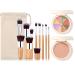 Professional Makeup Cream Contour Palette MKNZOME 8 Colours Concearler Full Coverage & Makeup Brush Set Contour Concearler Palette Contouring Face Make Up Gift for Women Girls #3