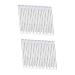 Balacoo 20 Pcs Travel Assocories Disposable Mascara Tubes Eyelash Fan Stick Tube Girl Mini 11x1.3cmx2pcs Whitex2pcs