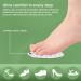 Metatarsal Pads for Women | Non-Slip Forefoot Inserts & Cushion for High Heels | Pain Relief Soft Foot Pads - 3 Pairs (Transparent Light Yellow Black - Buy Online on GoSupps.com
