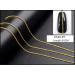 Mezerdoo 1Pcs 3D Punk Gold Silver Nail Art Decal Tips Tiny Line Chain Nail Studs Charming Metal UV Decorations DIY Manicure Design Tools (Chain 07) - Buy Online on GoSupps.com